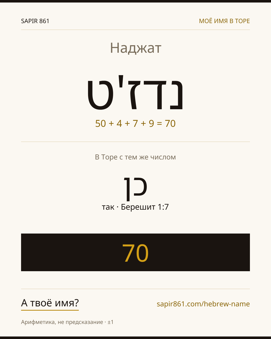 Наджат — נדז'ט