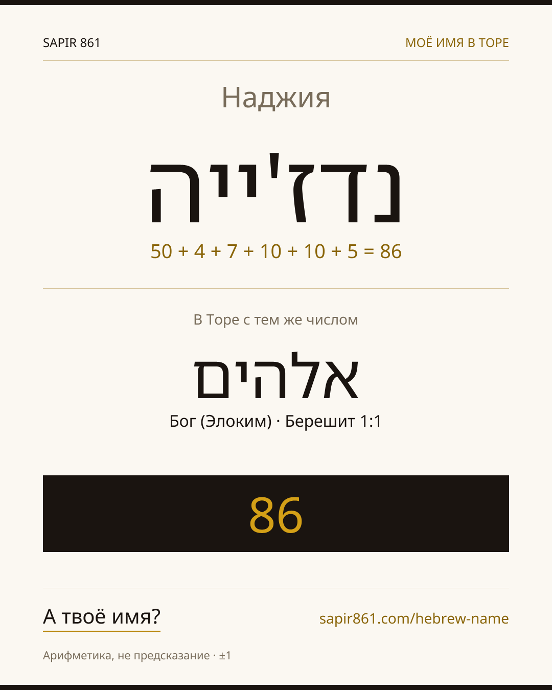 Наджия — נדז'ייה