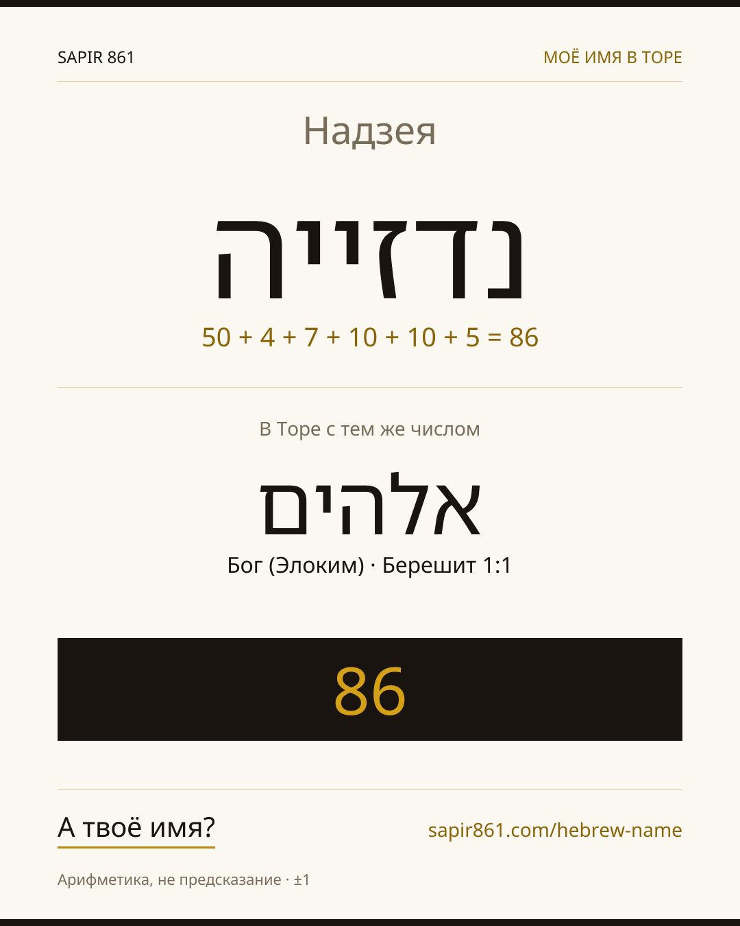 Надзея — נדזייה