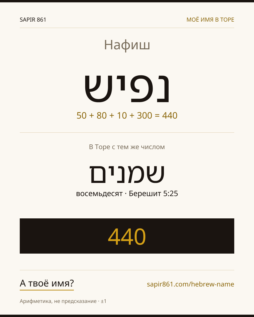 Нафиш — נפיש