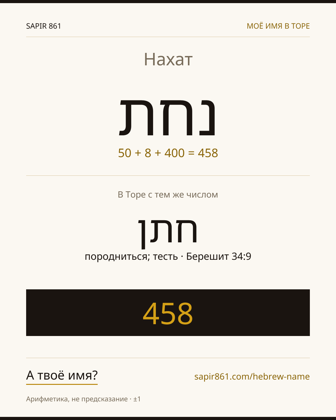 Нахат — נחת