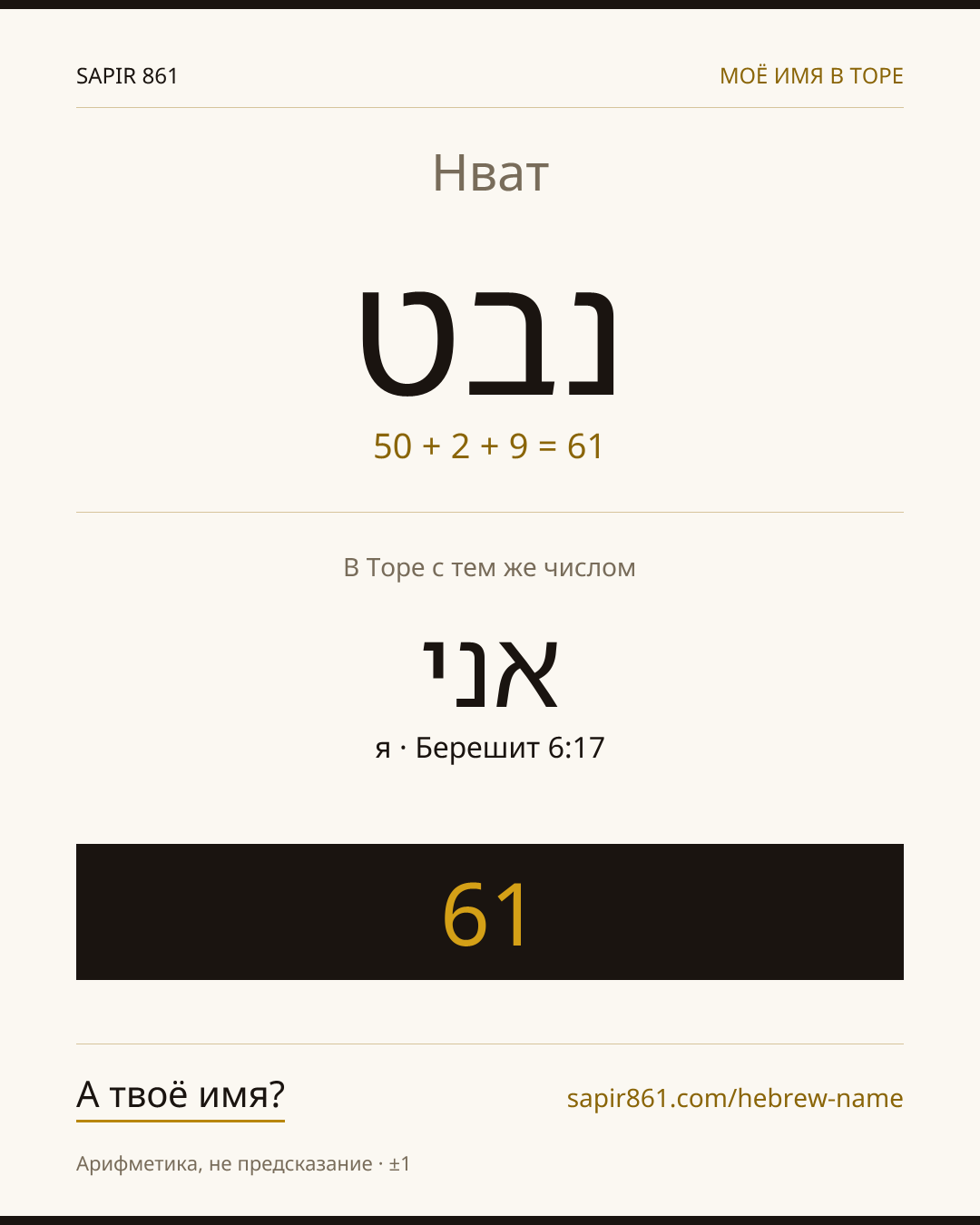 Нват — נבט