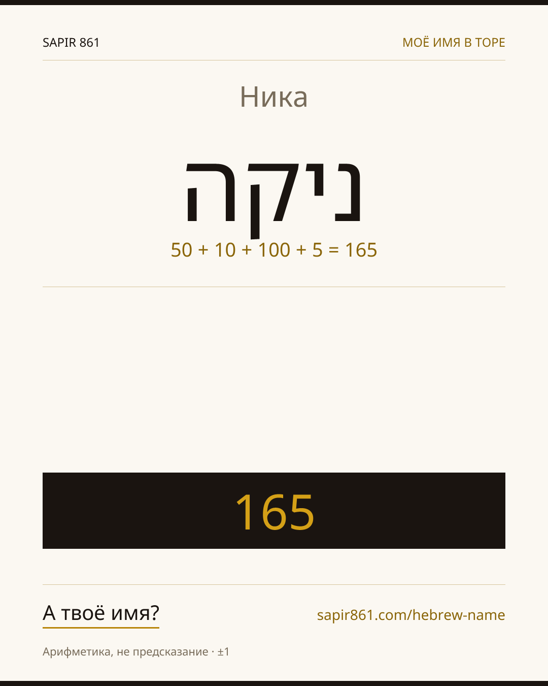 Ника — ניקה