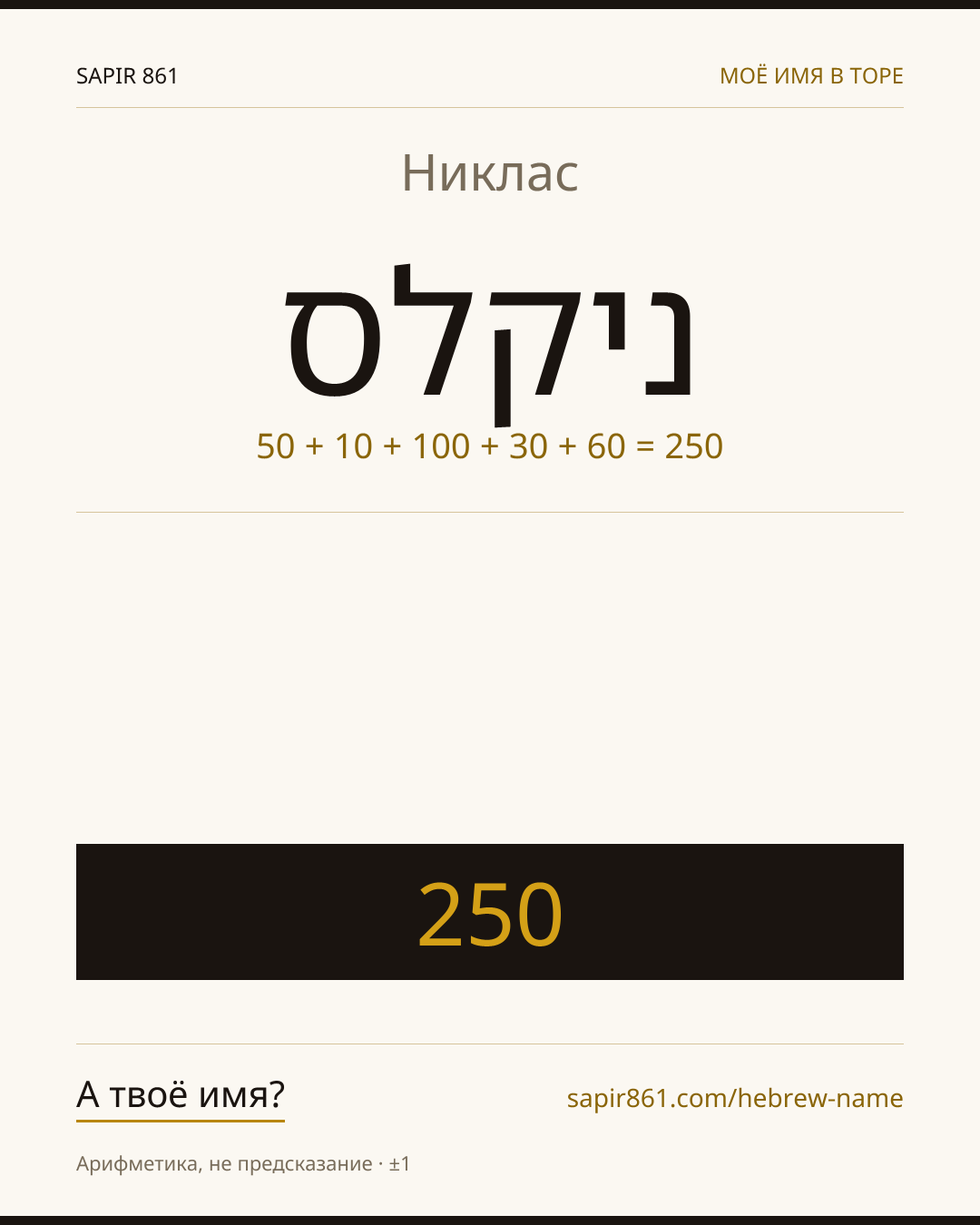 Никлас — ניקלס