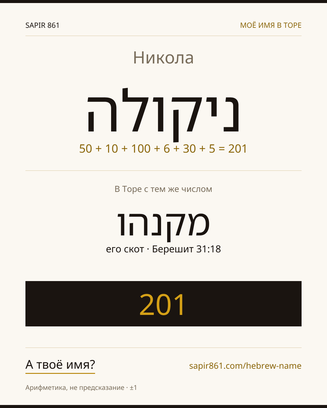 Никола — ניקולה