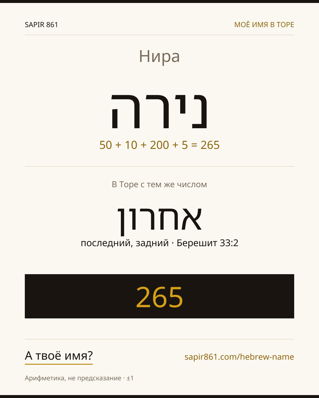 Нира — נירה