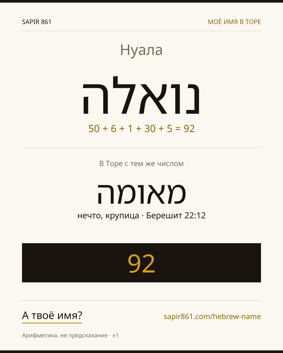 Нуала — נואלה