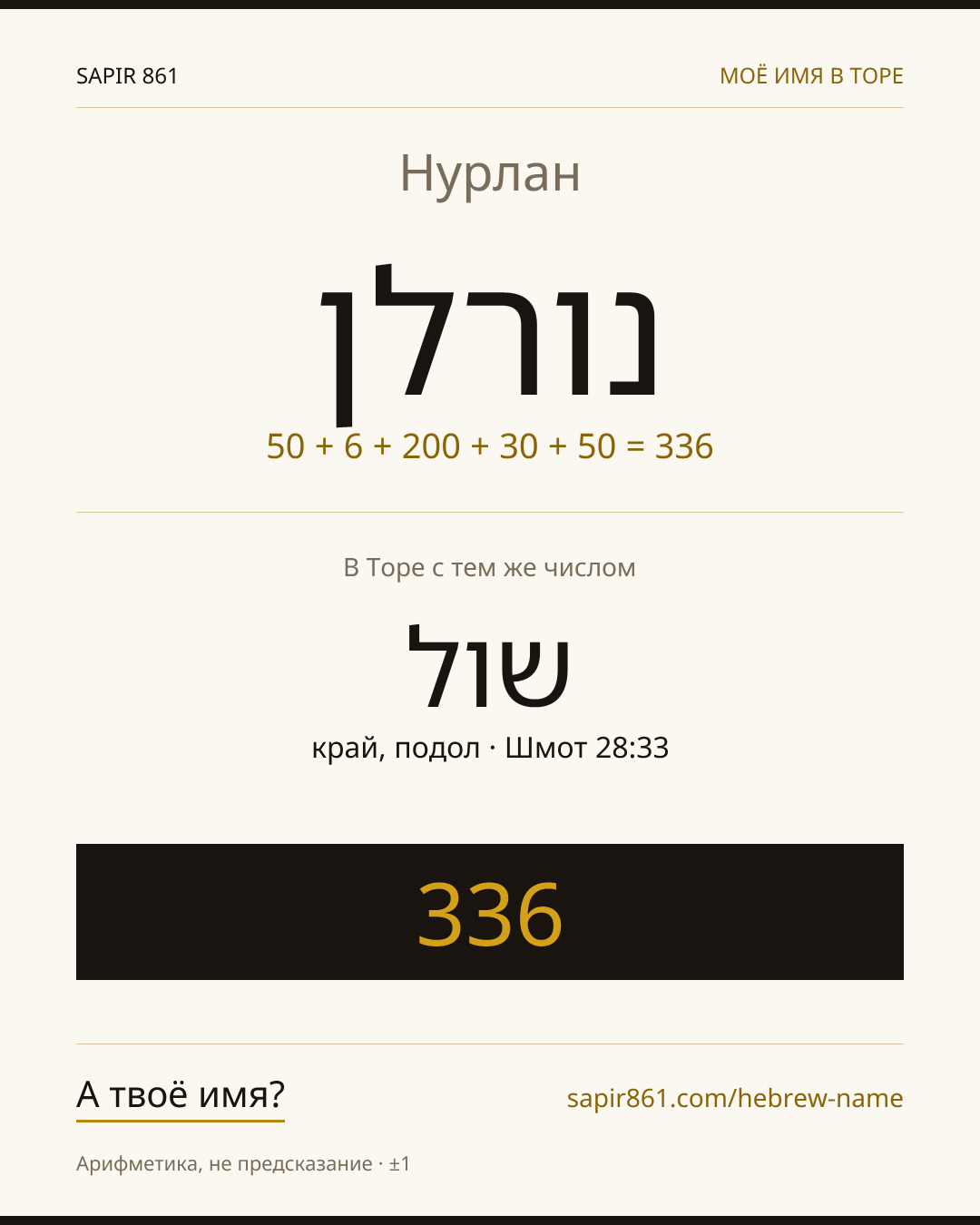 Нурлан — נורלן