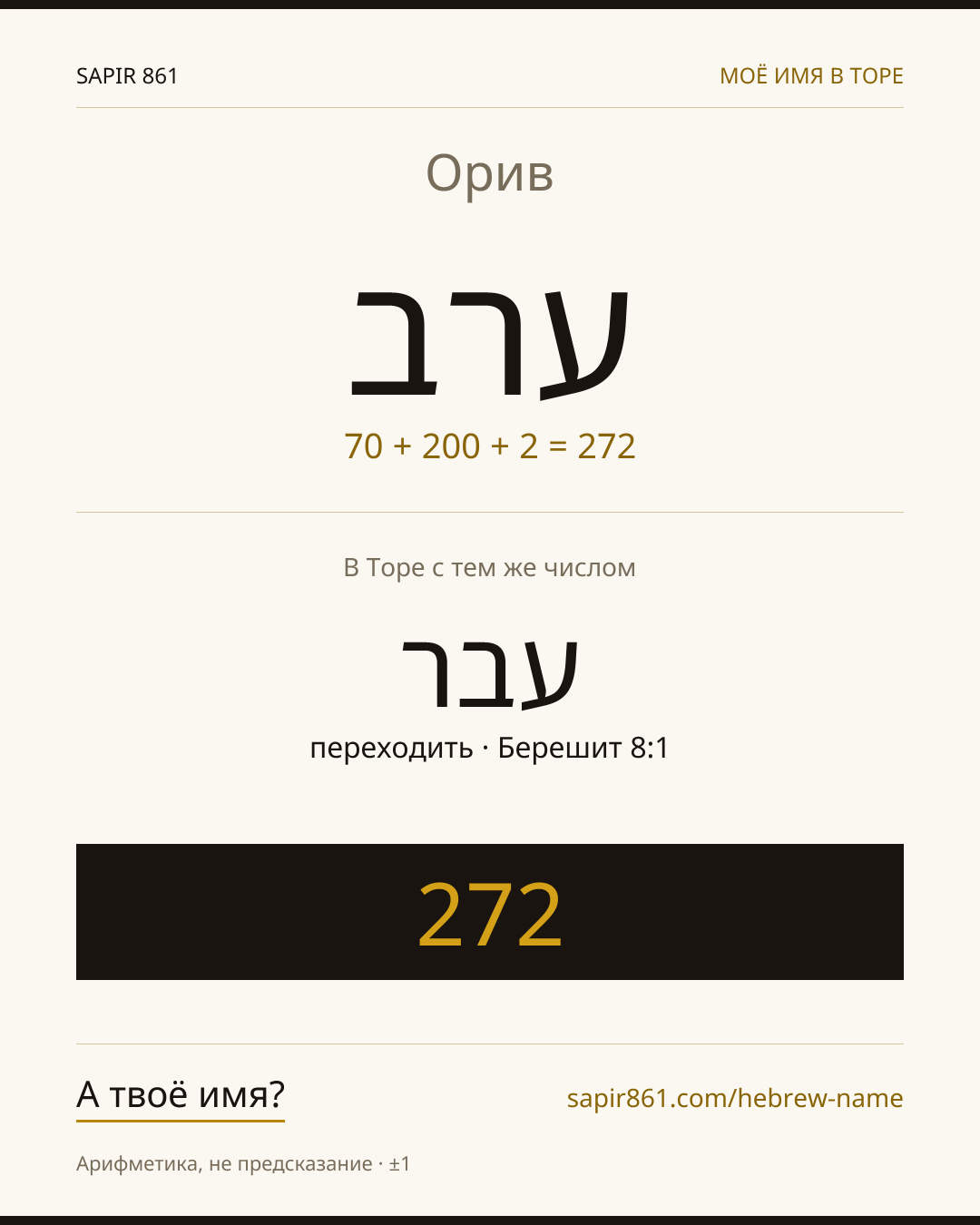 Орив — ערב