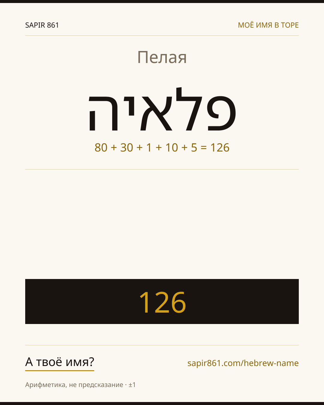 Пелая — פלאיה