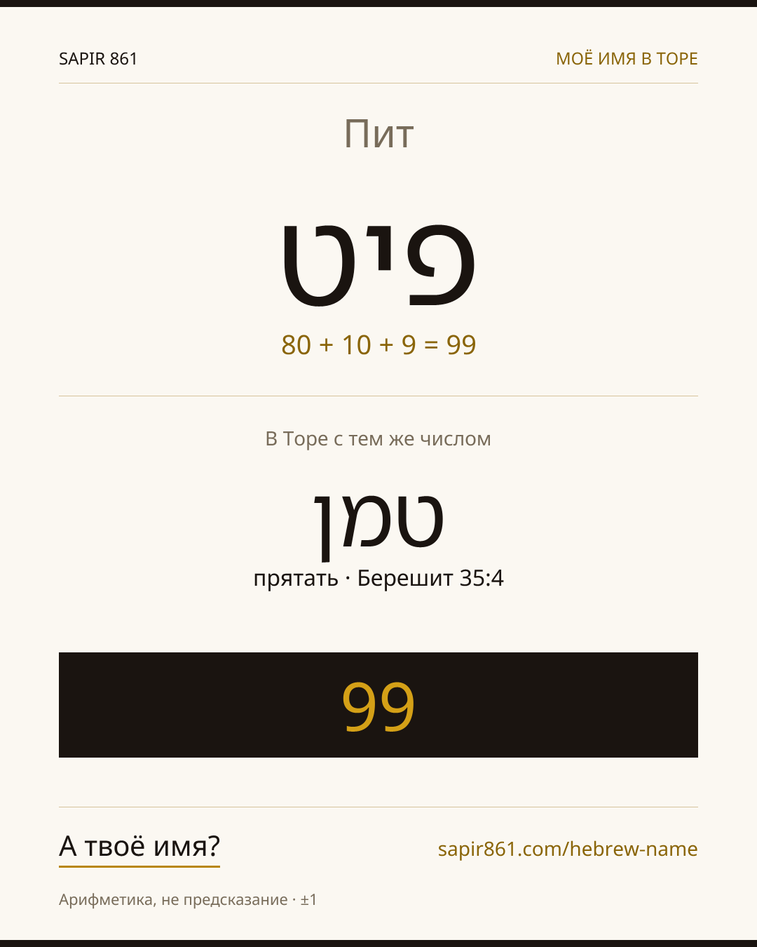 Пит — פיט