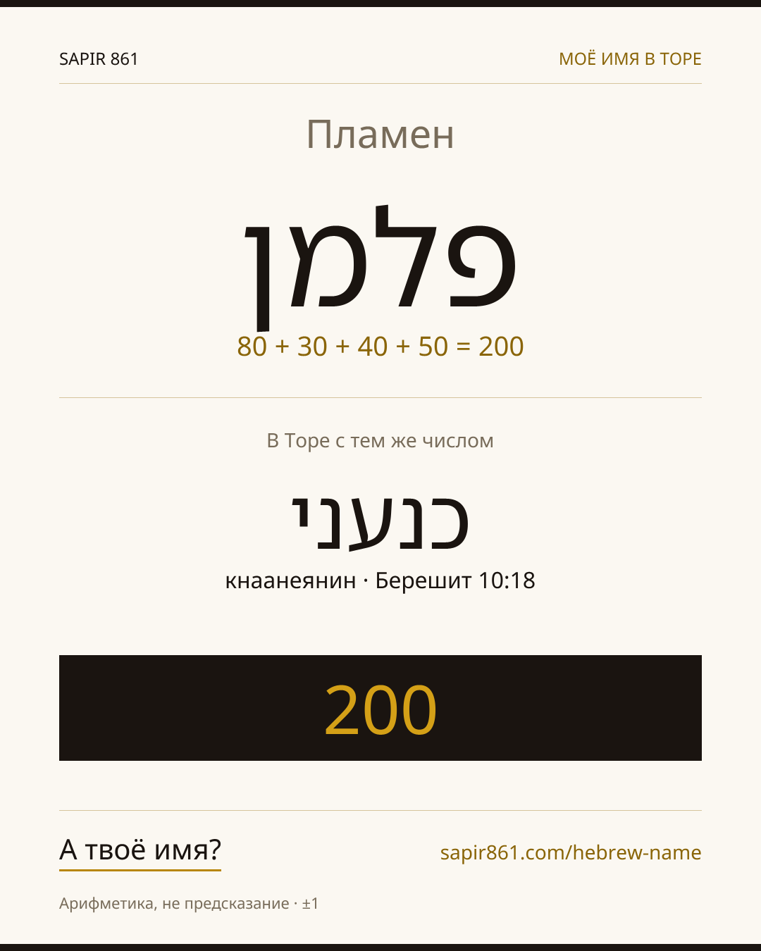 Пламен — פלמן