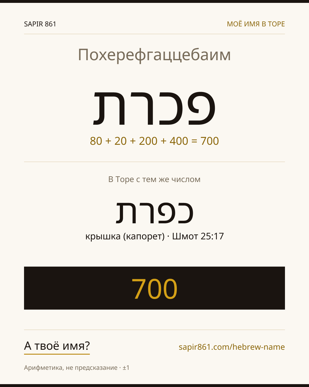 Похерефгаццебаим — פכרת