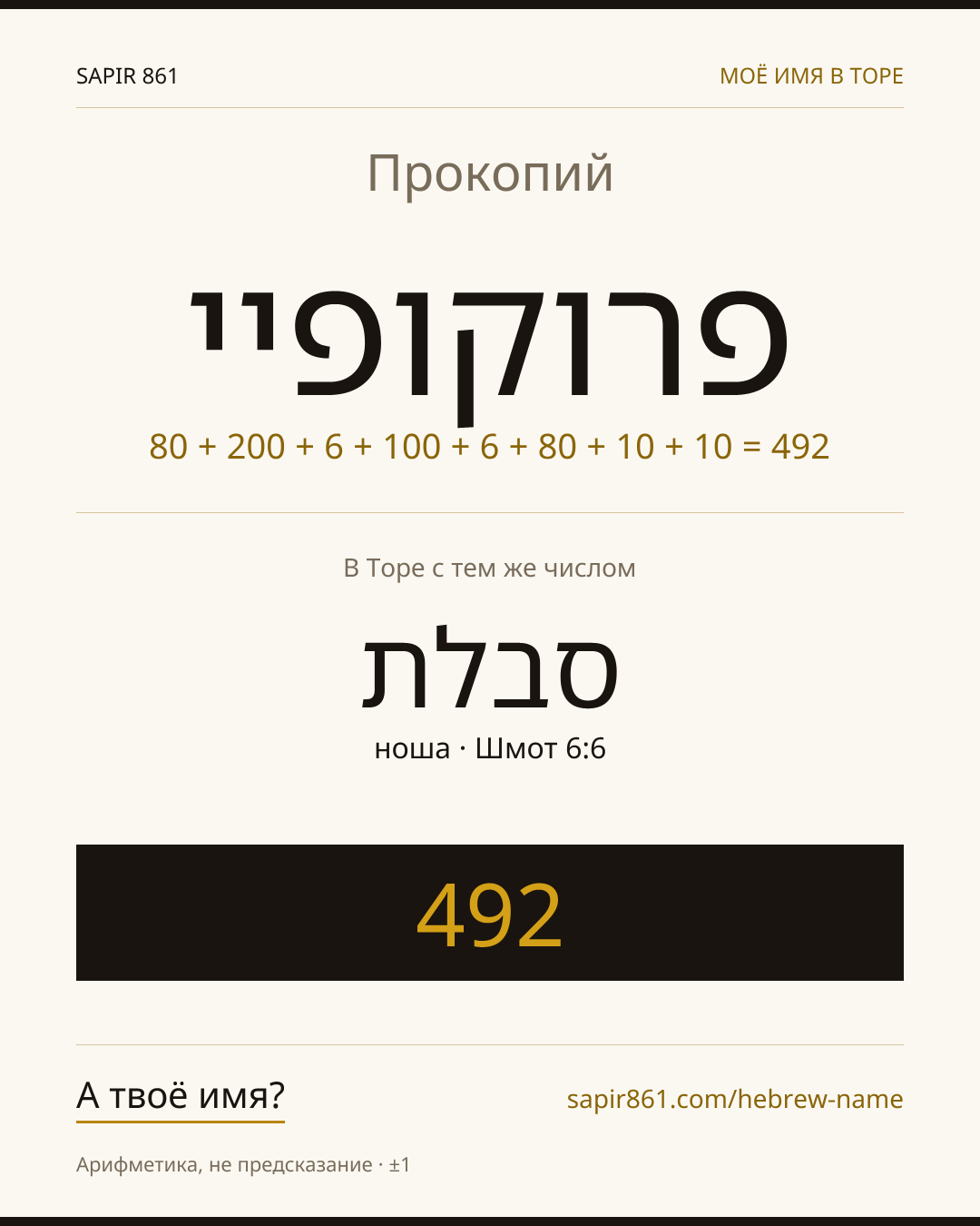 Прокопий — פרוקופיי
