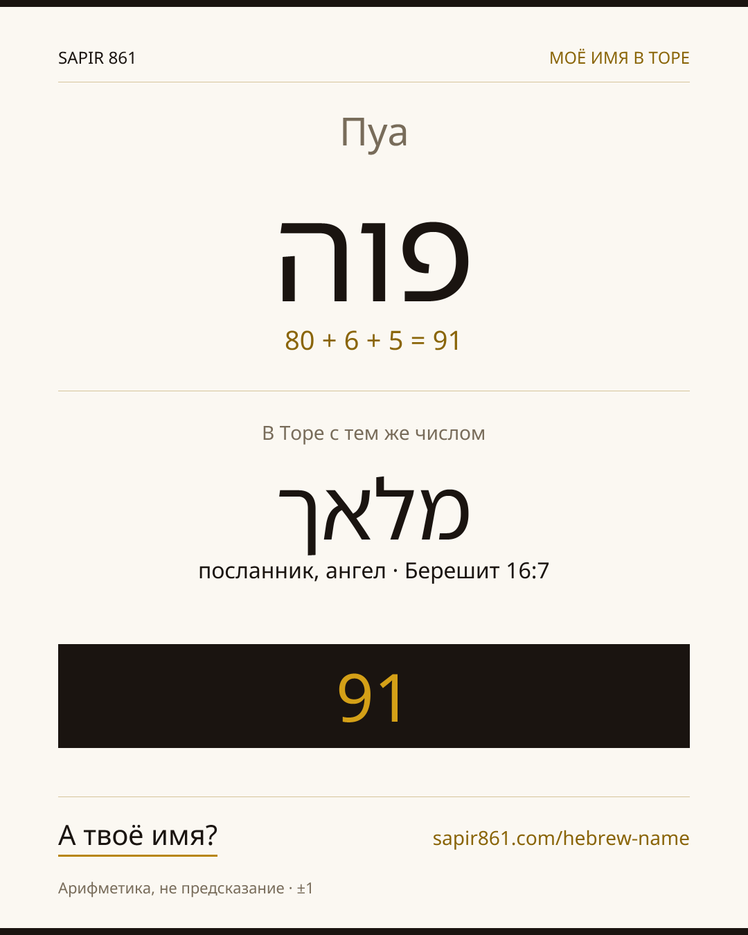 Пуа — פועה