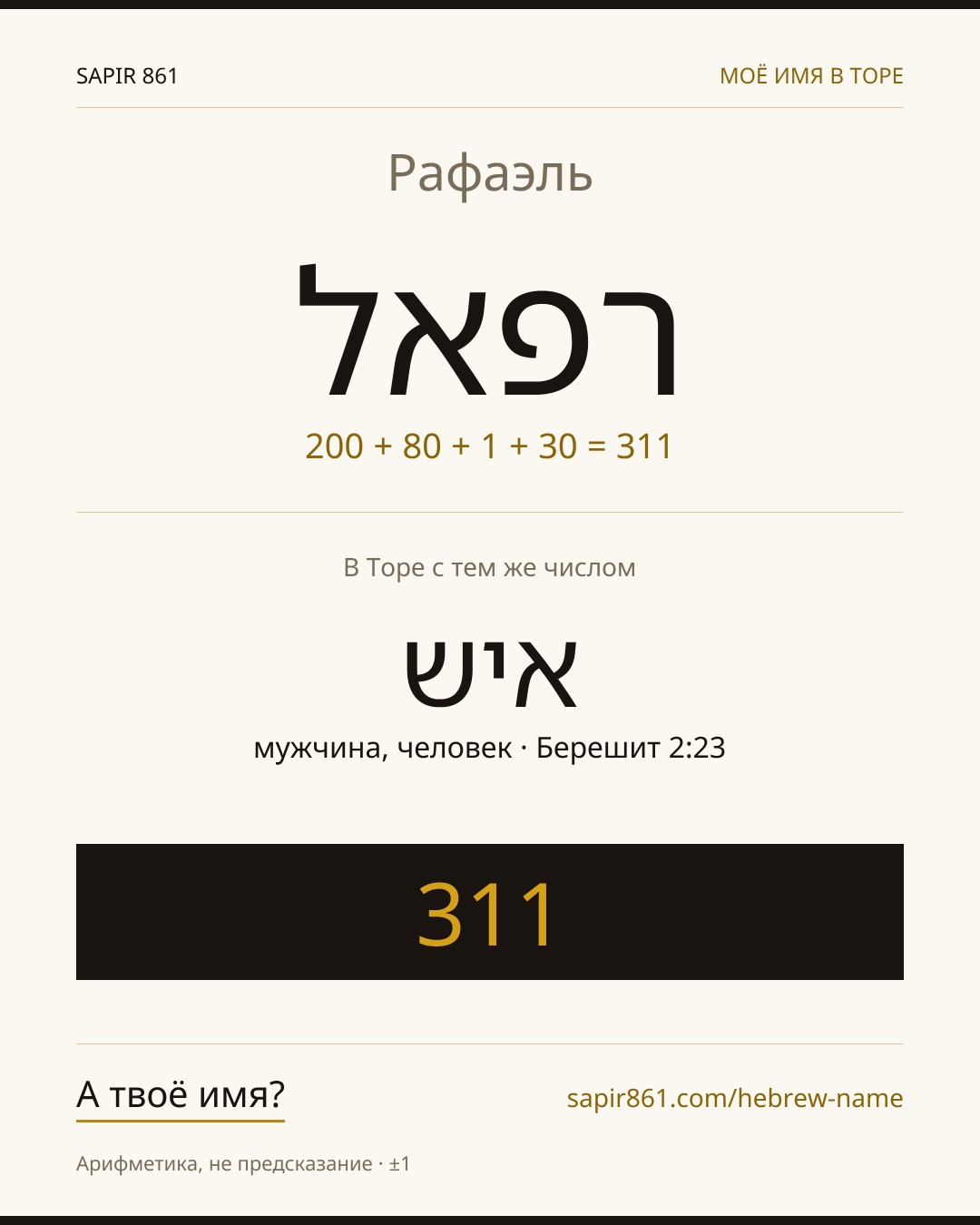 Рафаэль — רפאל