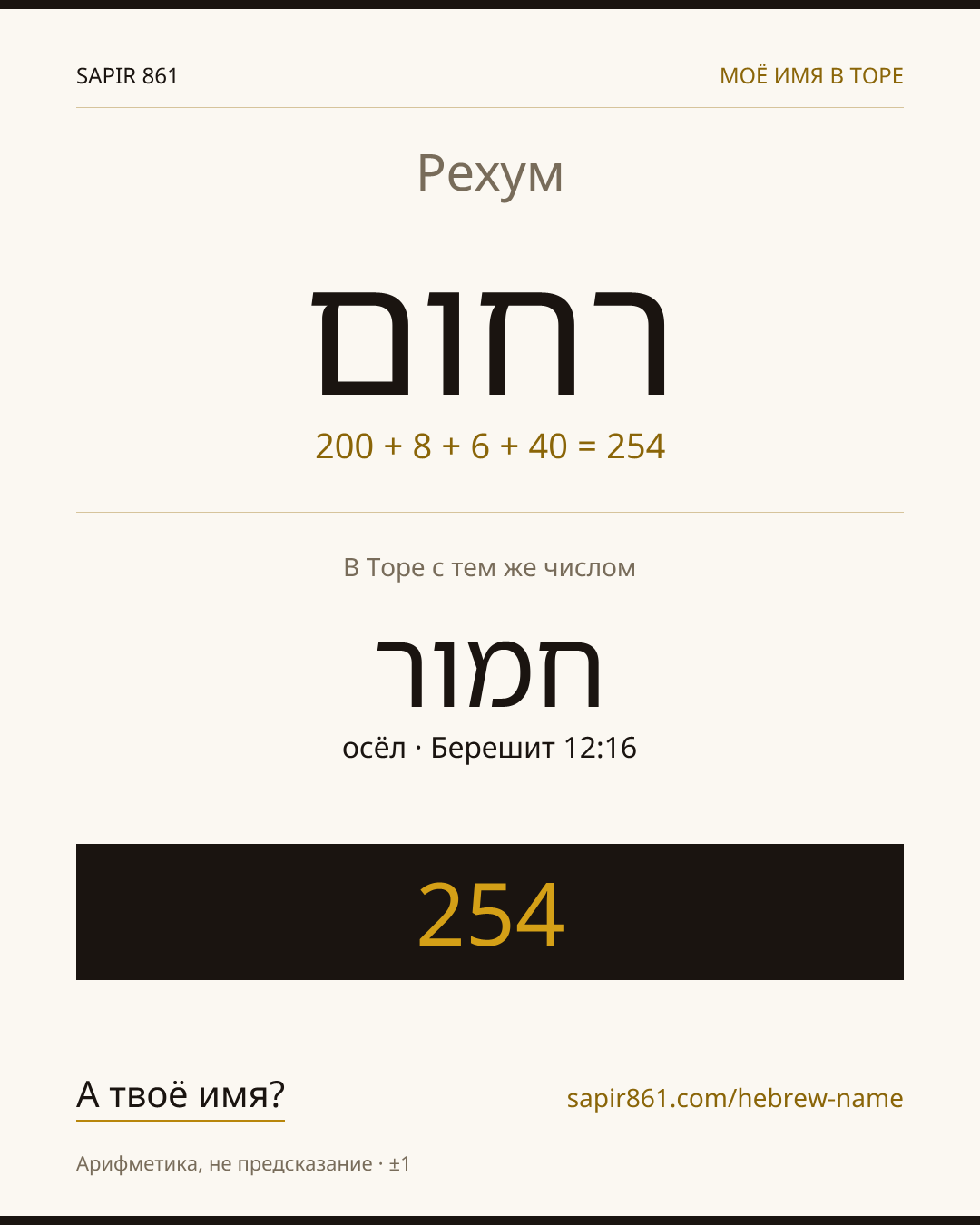 Рехум — רחום
