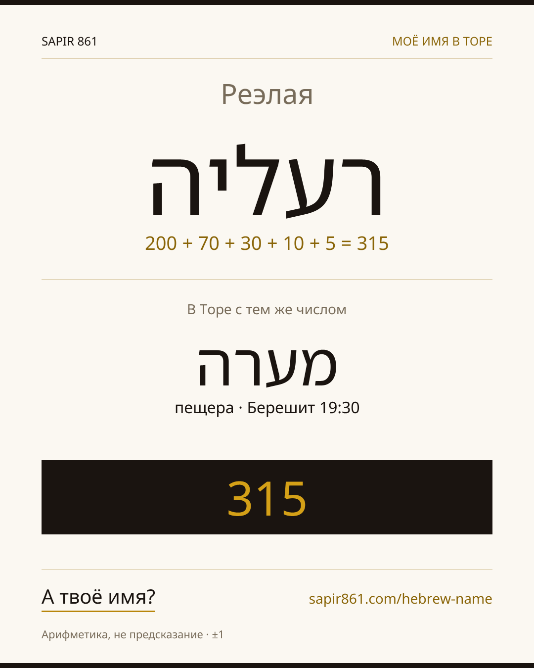 Реэлая — רעליה