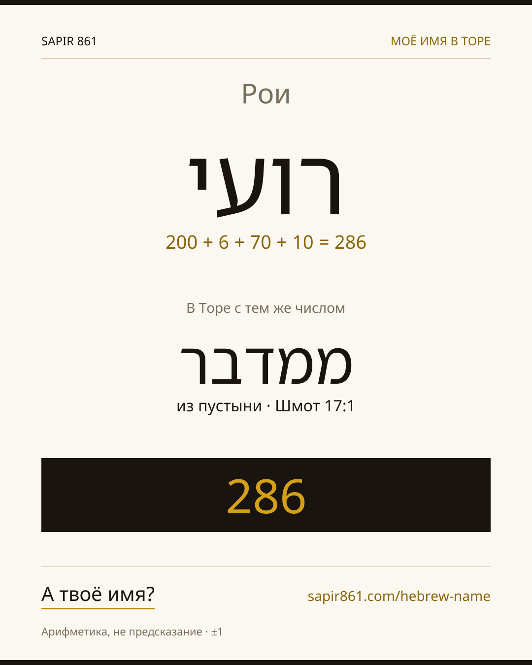 Рои — רועי