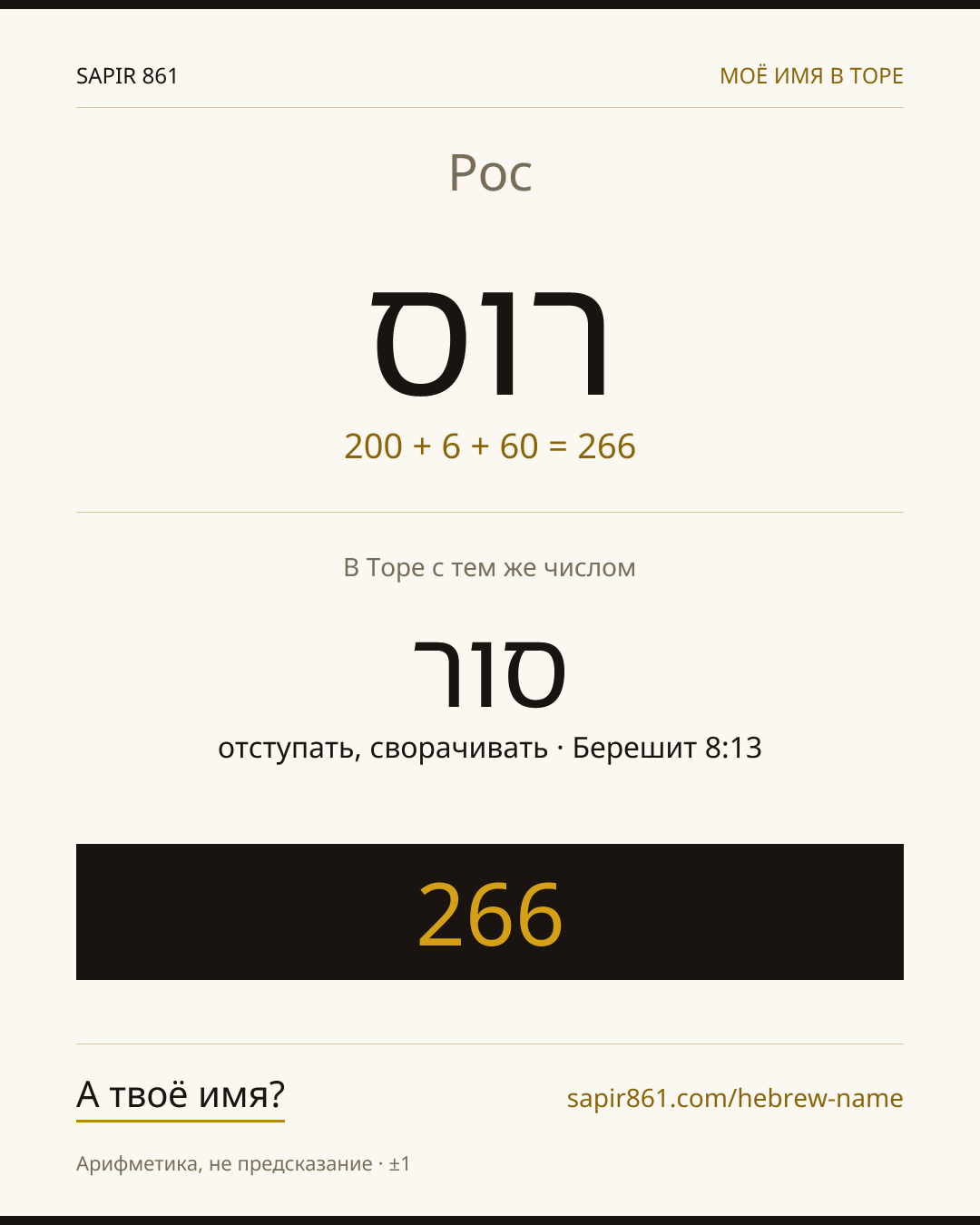 Рос — רוס