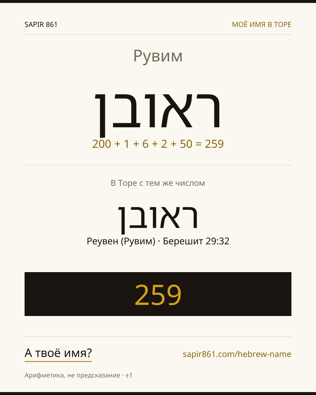 Рувим — ראובן