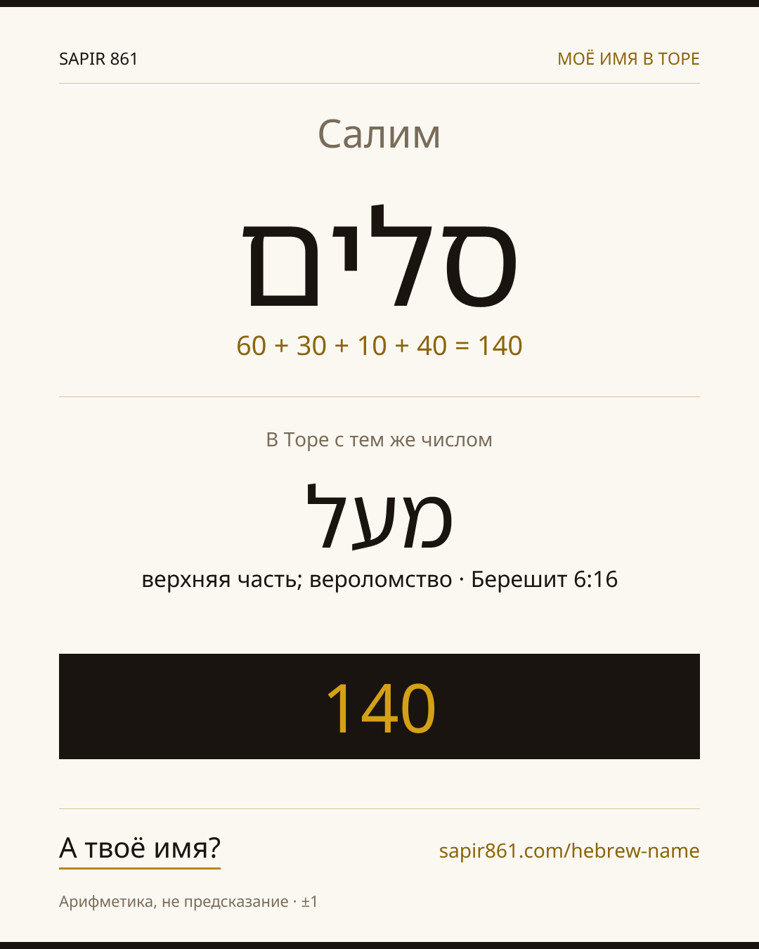 Салим — סלים