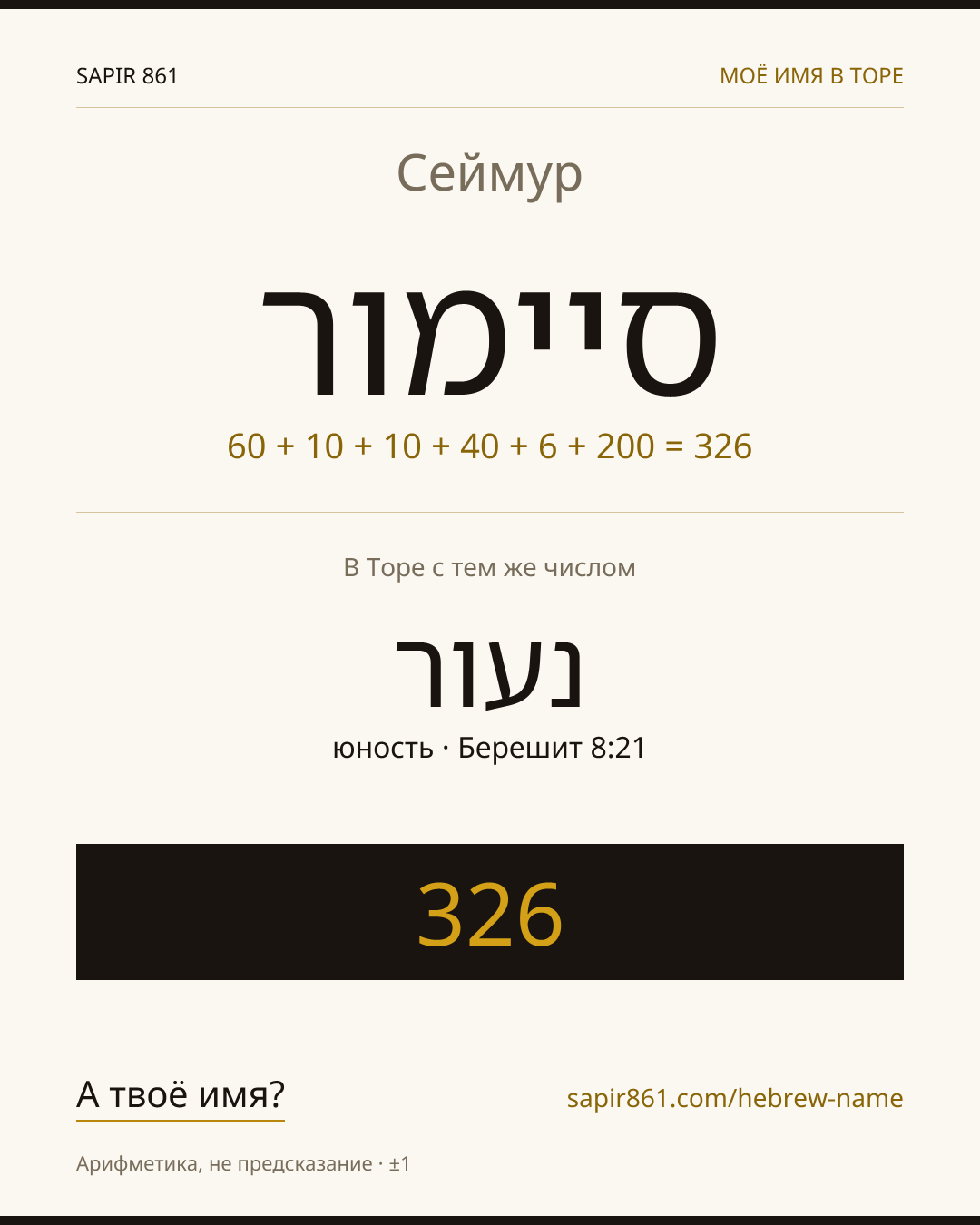 Сеймур — סיימור