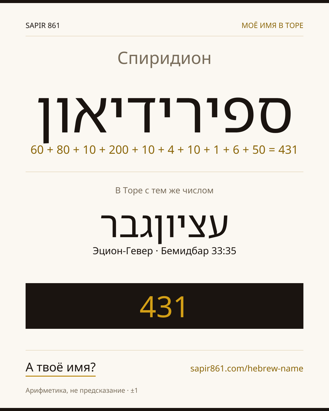 Спиридион — ספירידיאון