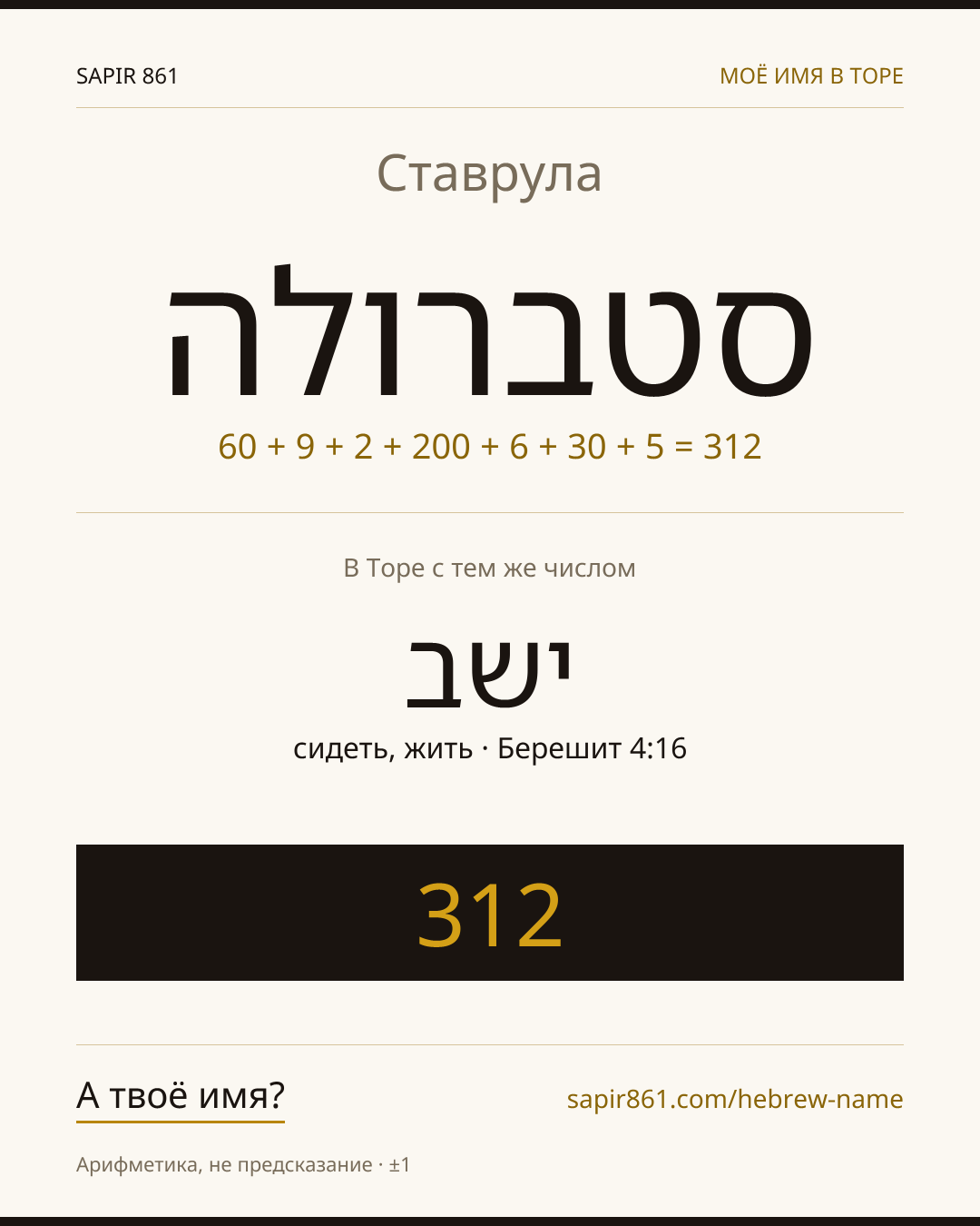 Ставрула — סטברולה