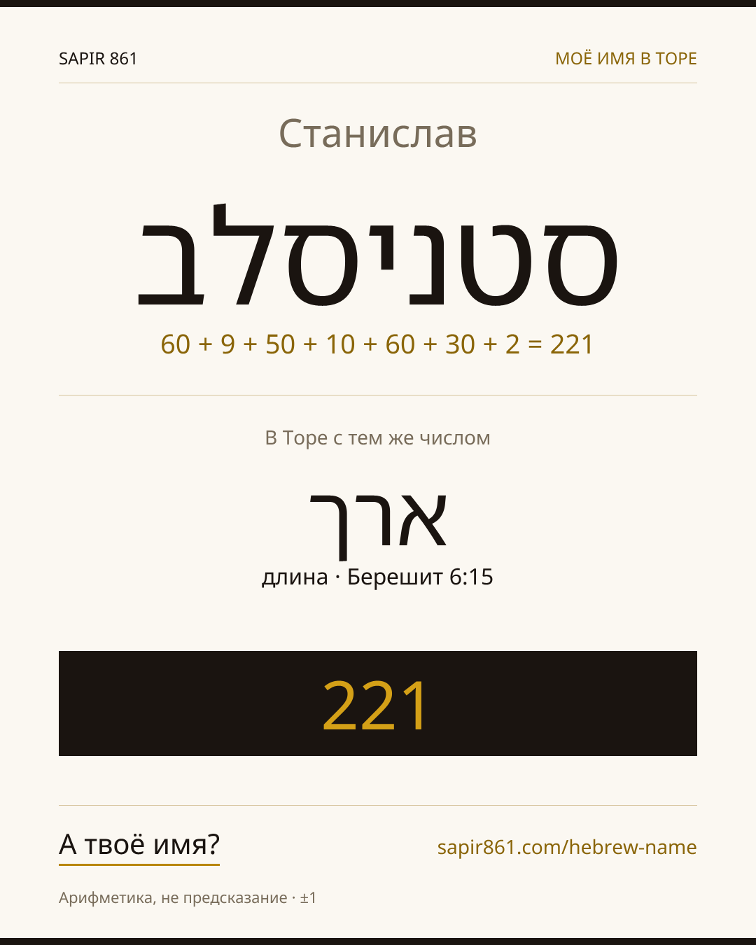 Станислав — סטניסלב