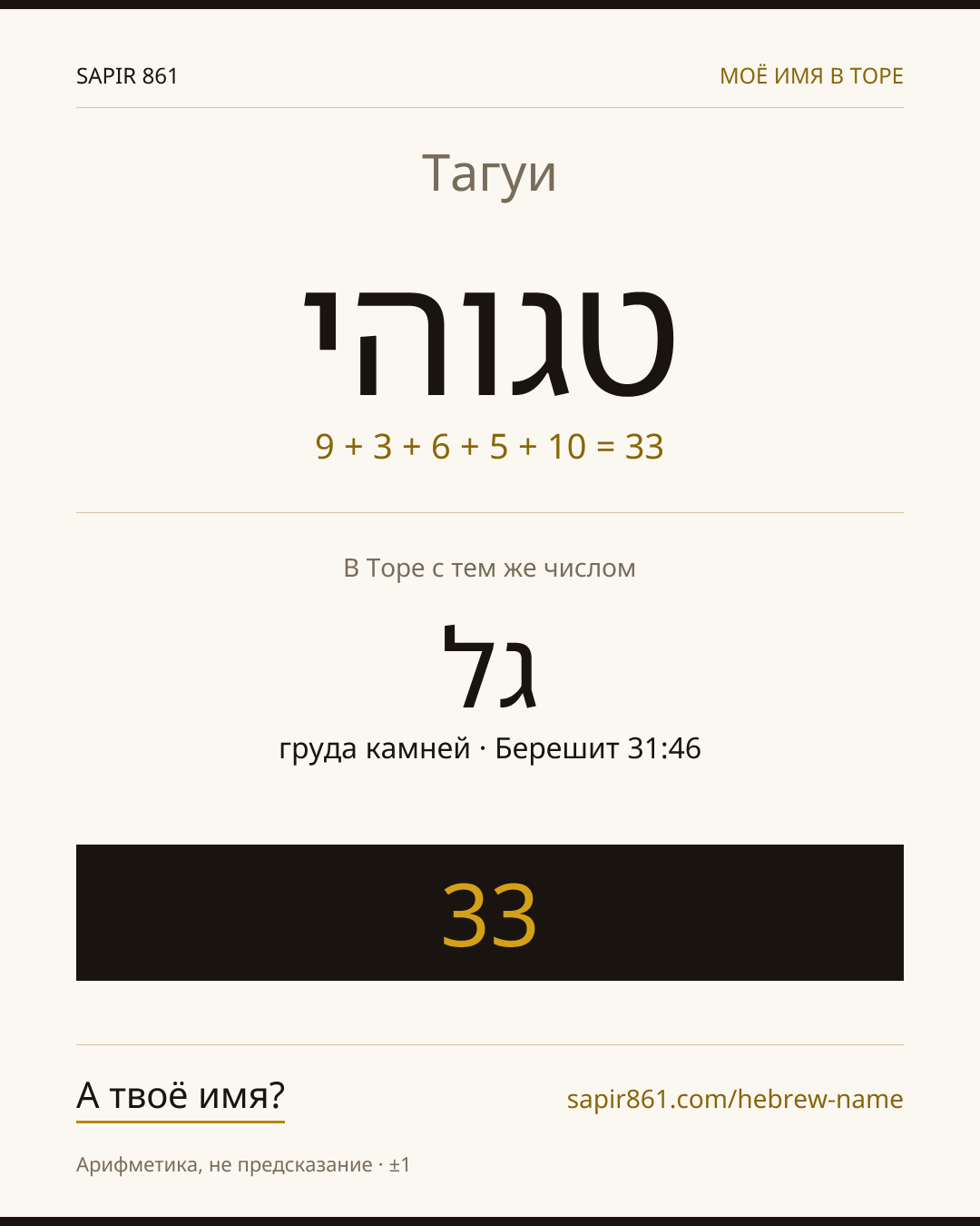 Тагуи — טגוהי