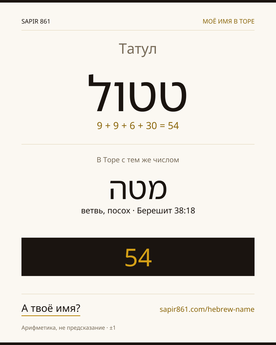 Татул — טטול