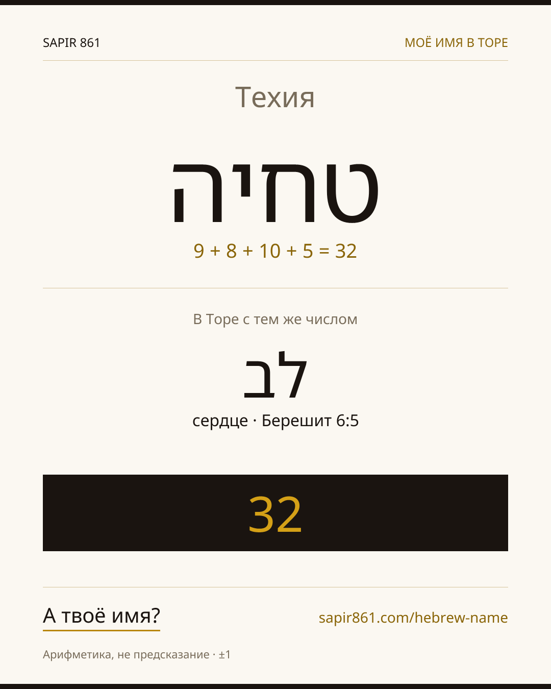 Техия — תחיה