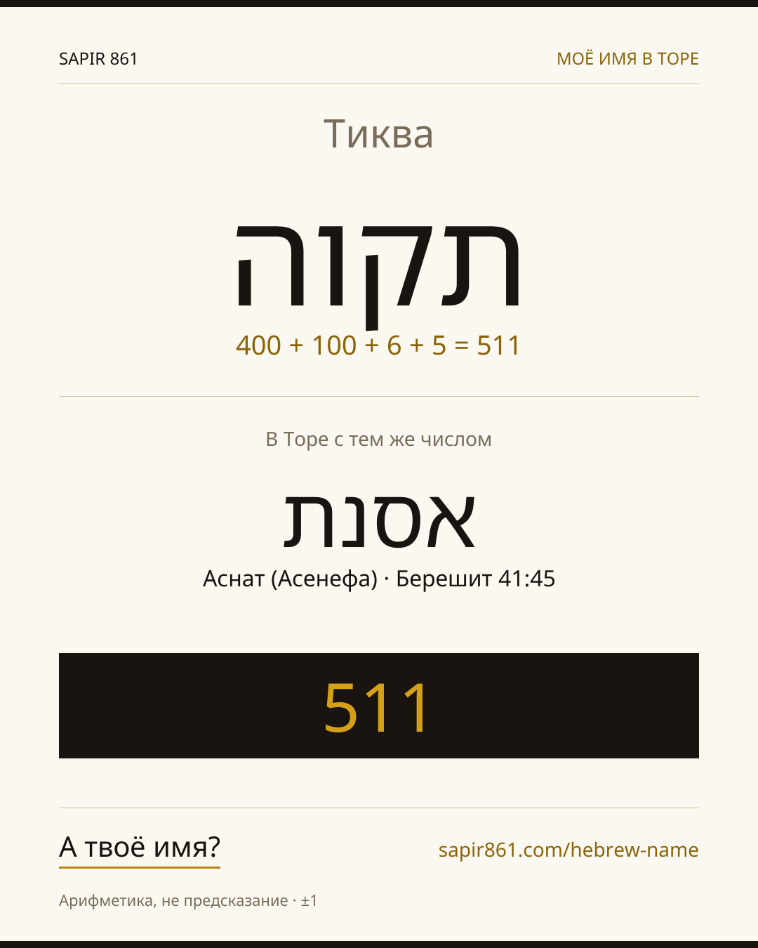 Тиква — תקווה