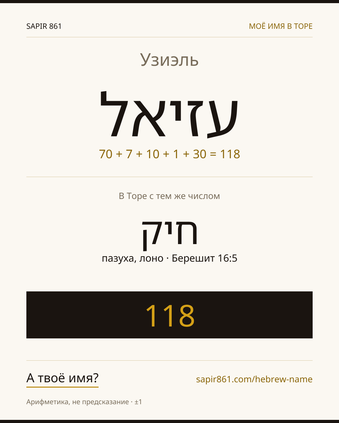 Узиэль — עזיאל