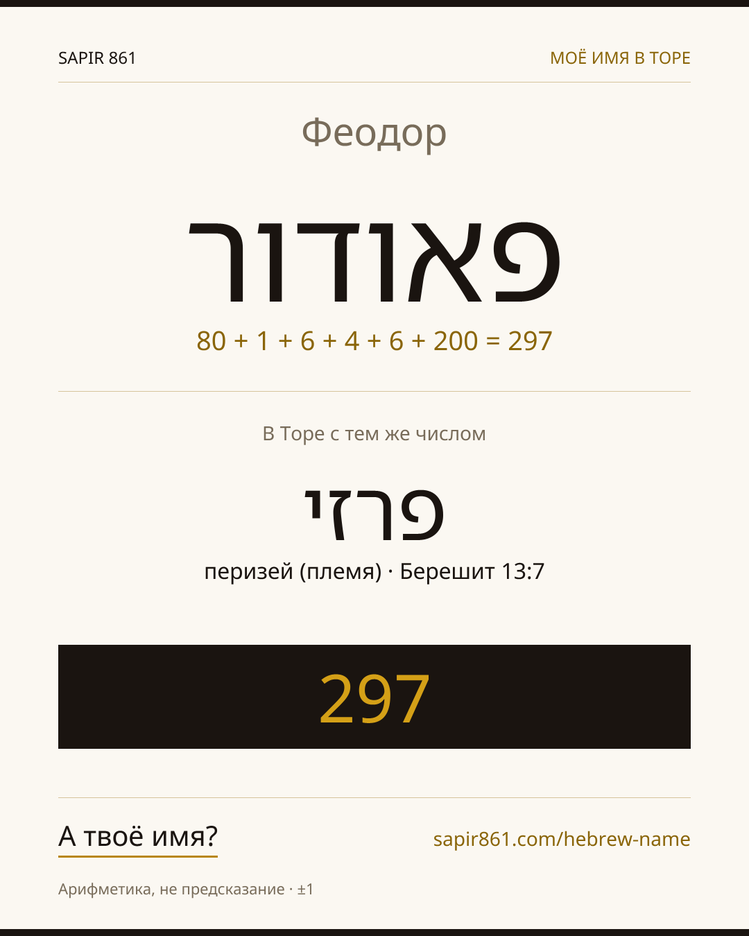 Феодор — פאודור
