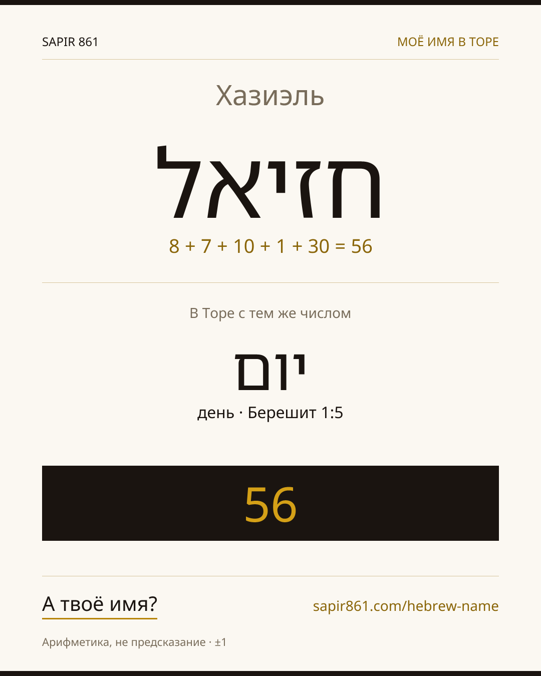 Хазиэль — חזיאל