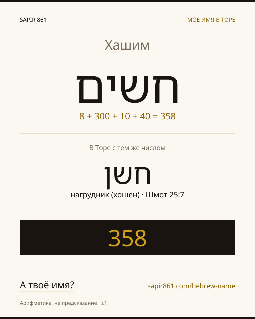 Хашим — חשים