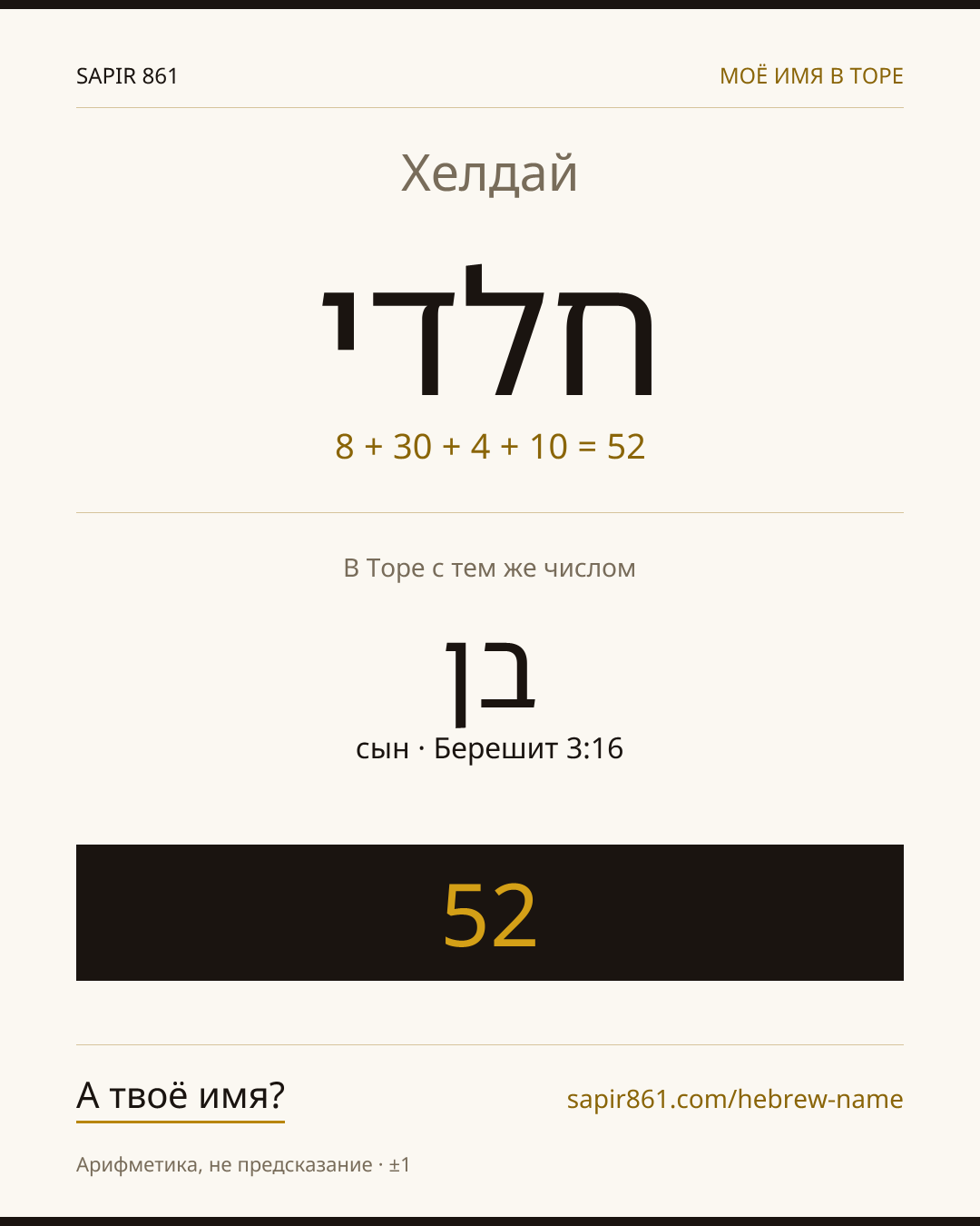 Хелдай — חלדי
