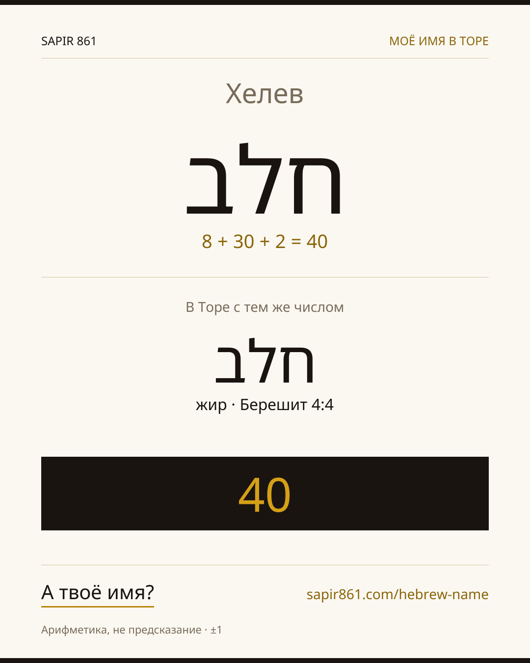 Хелев — חלב
