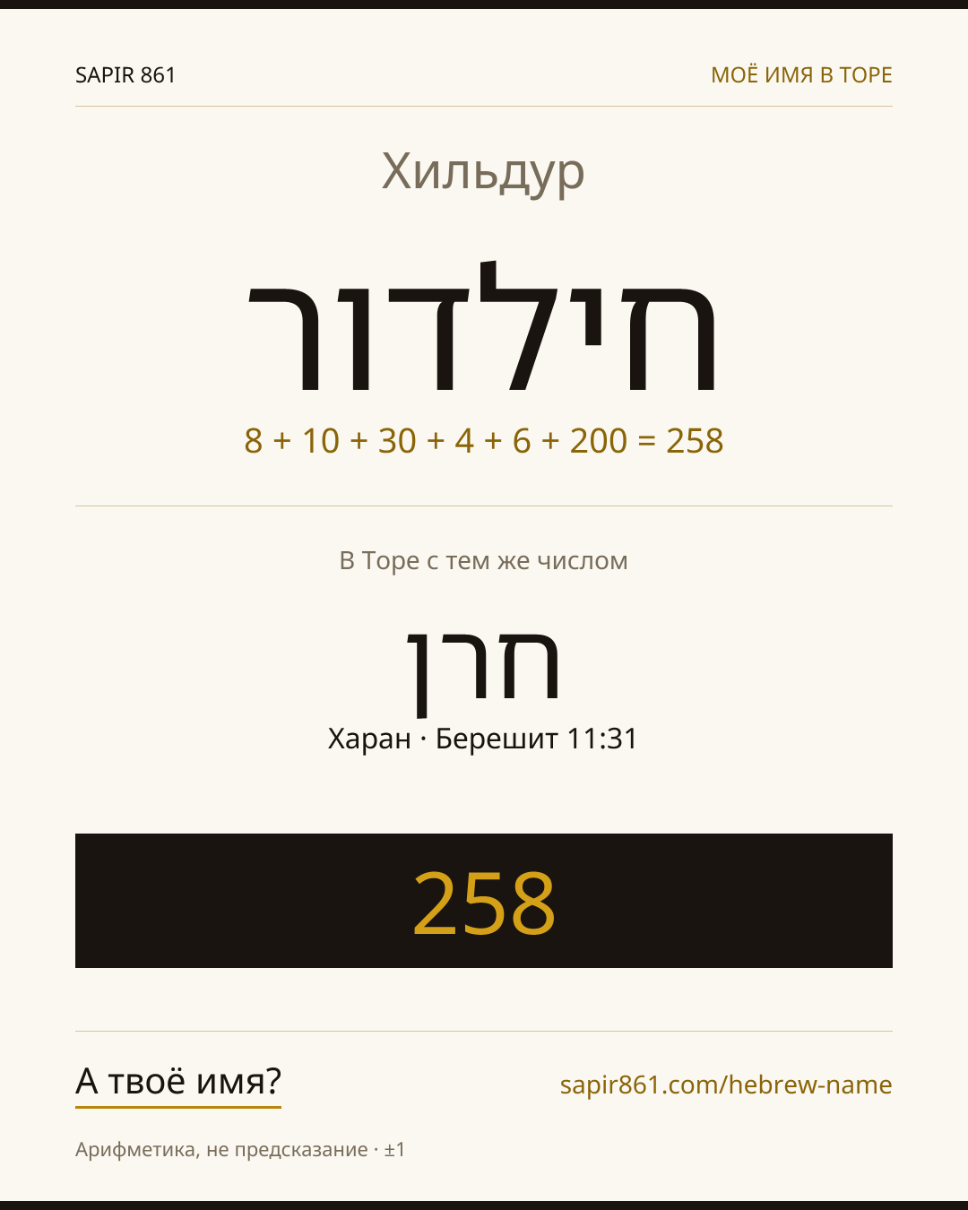 Хильдур — חילדור