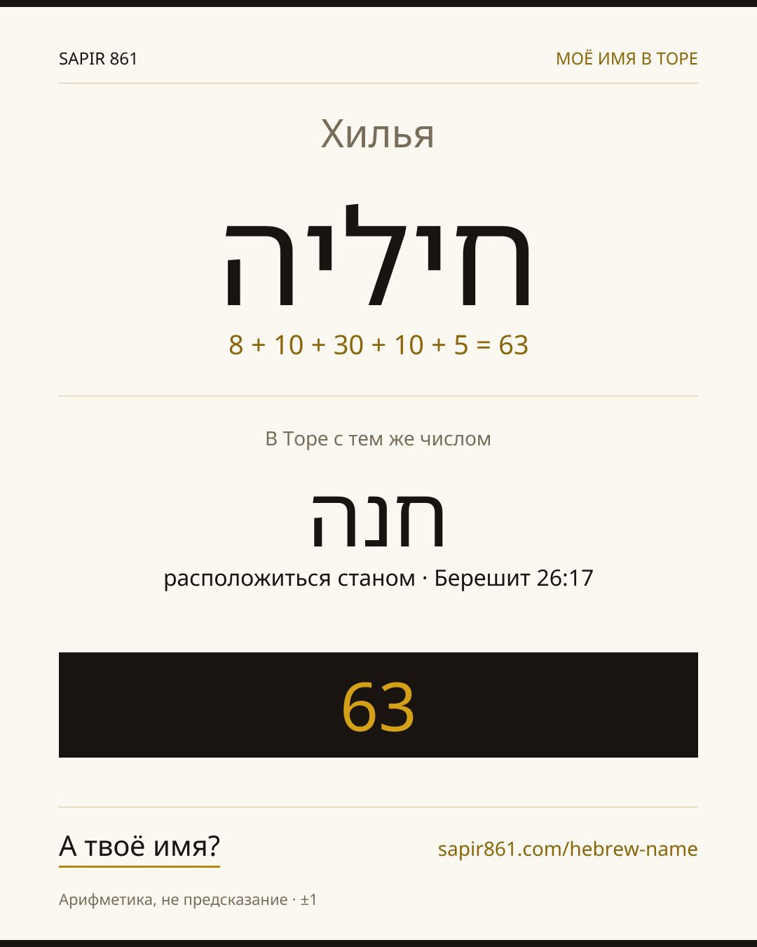 Хилья — חיליה
