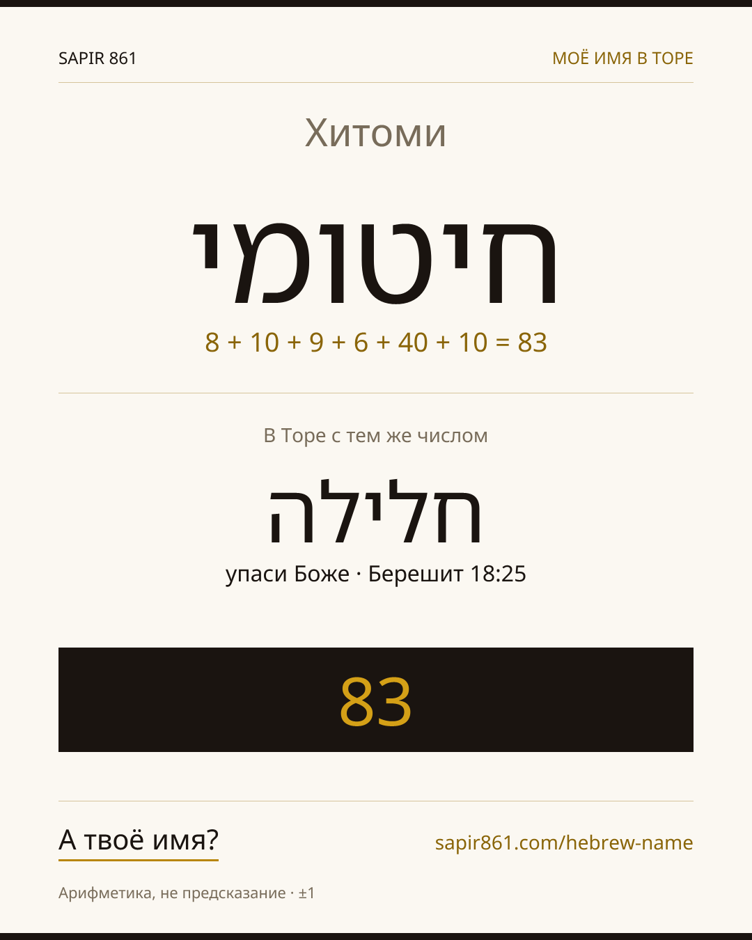 Хитоми — חיטומי