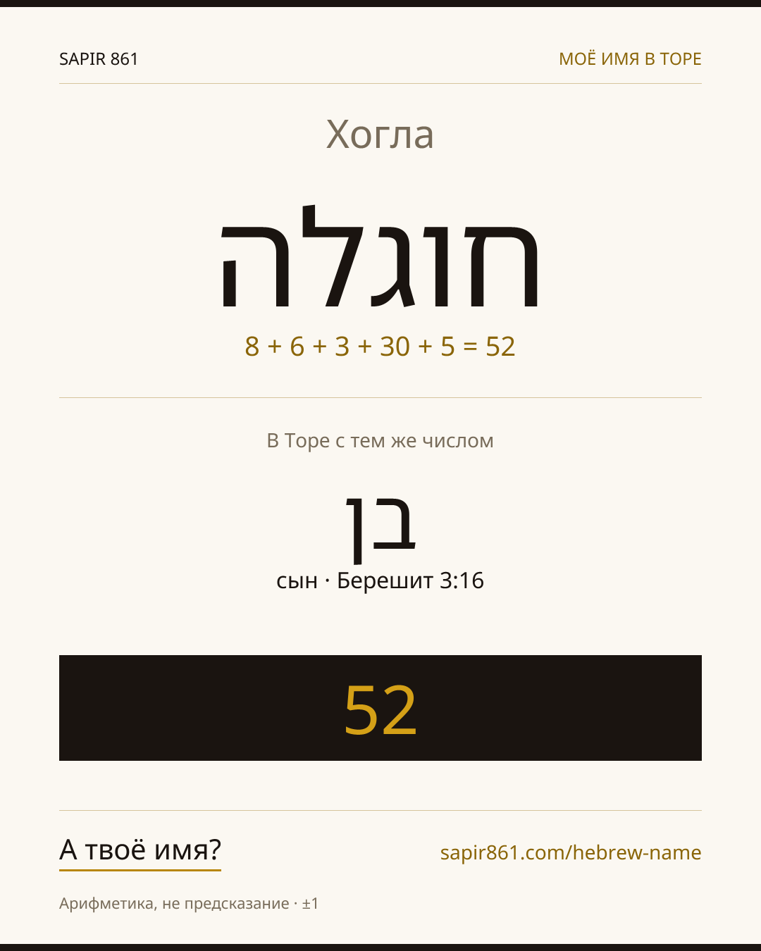 Хогла — חגלה
