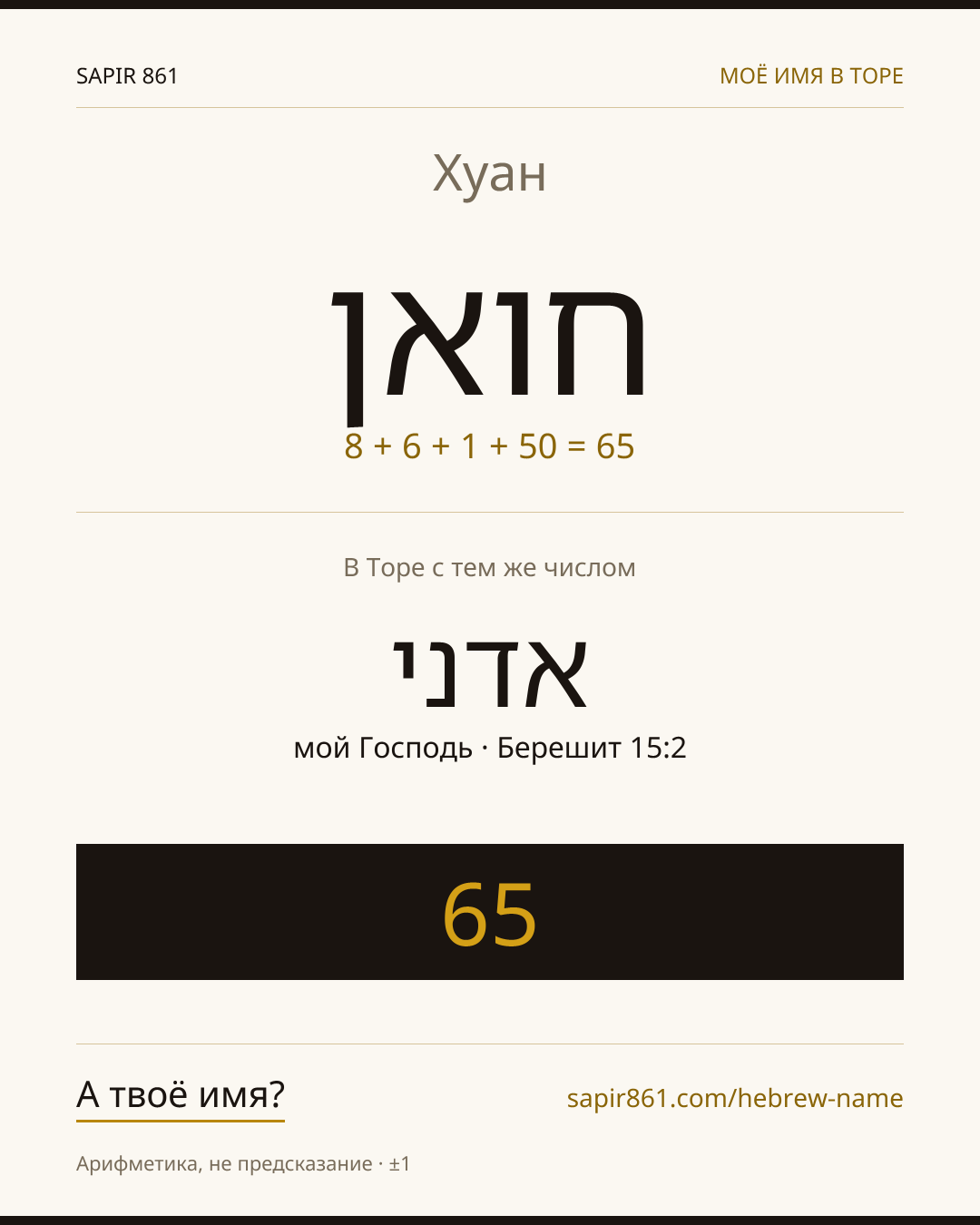 Хуан — יוחנן