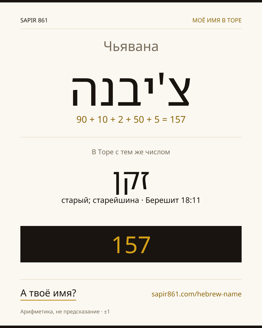 Чьявана — צ'יבנה