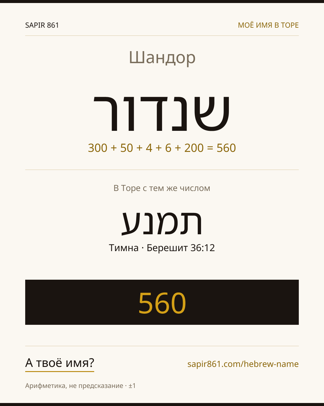 Шандор — שנדור
