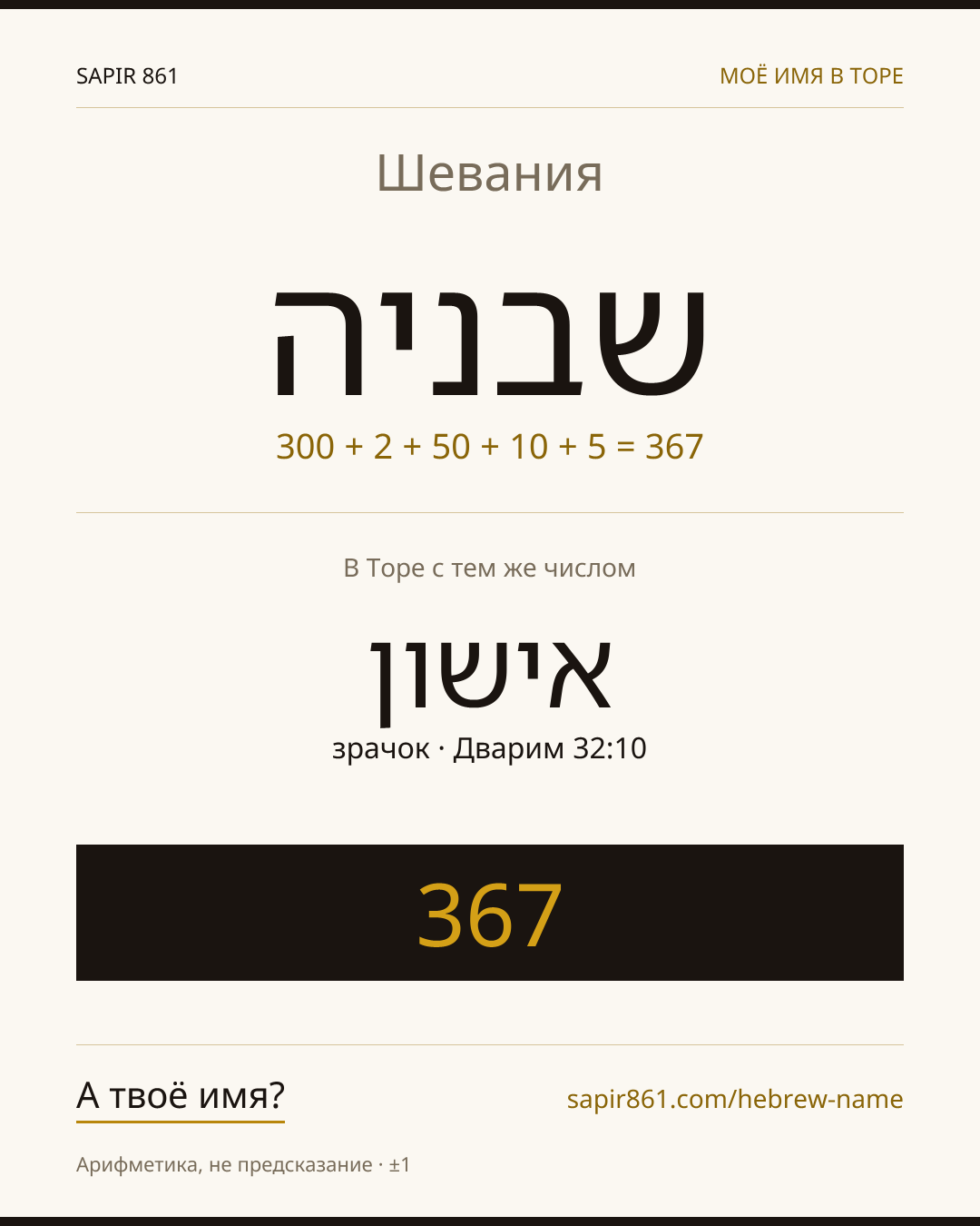 Шевания — שבניה