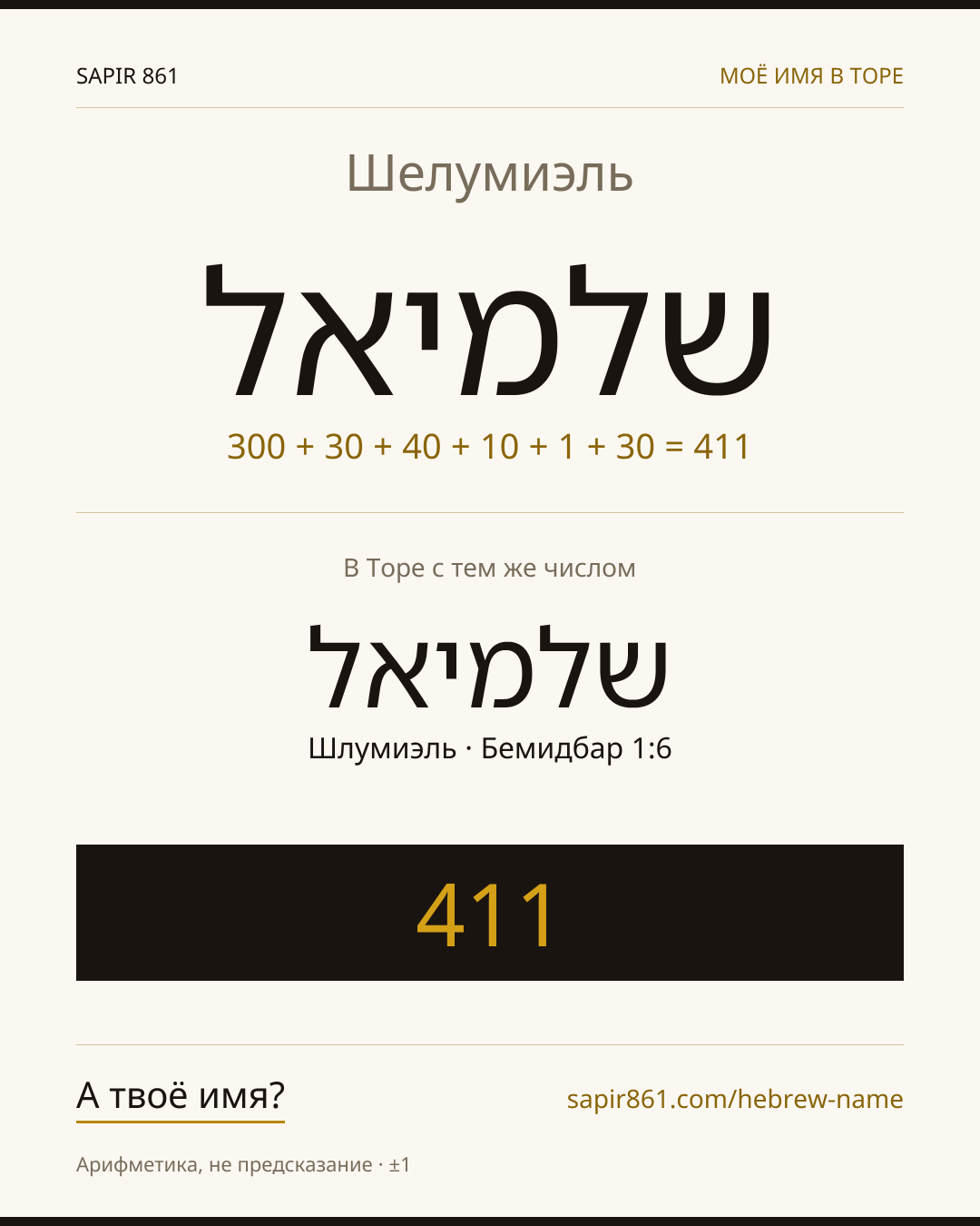 Шелумиэль — שלמיאל
