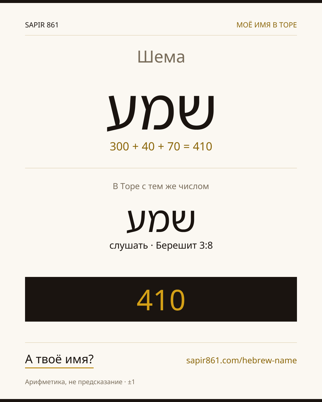 Шема — שמע
